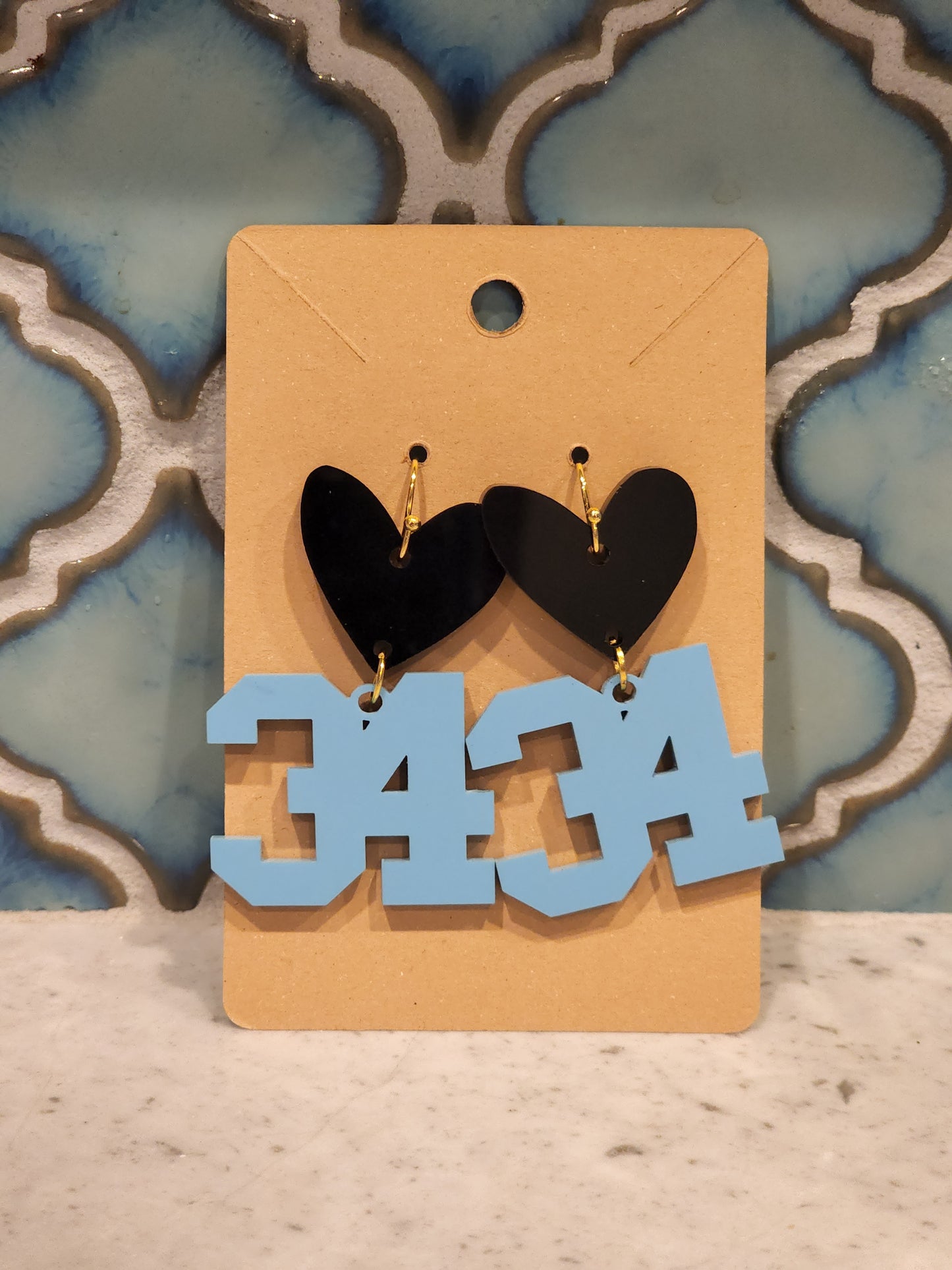 Custom Jersery Number Earrings