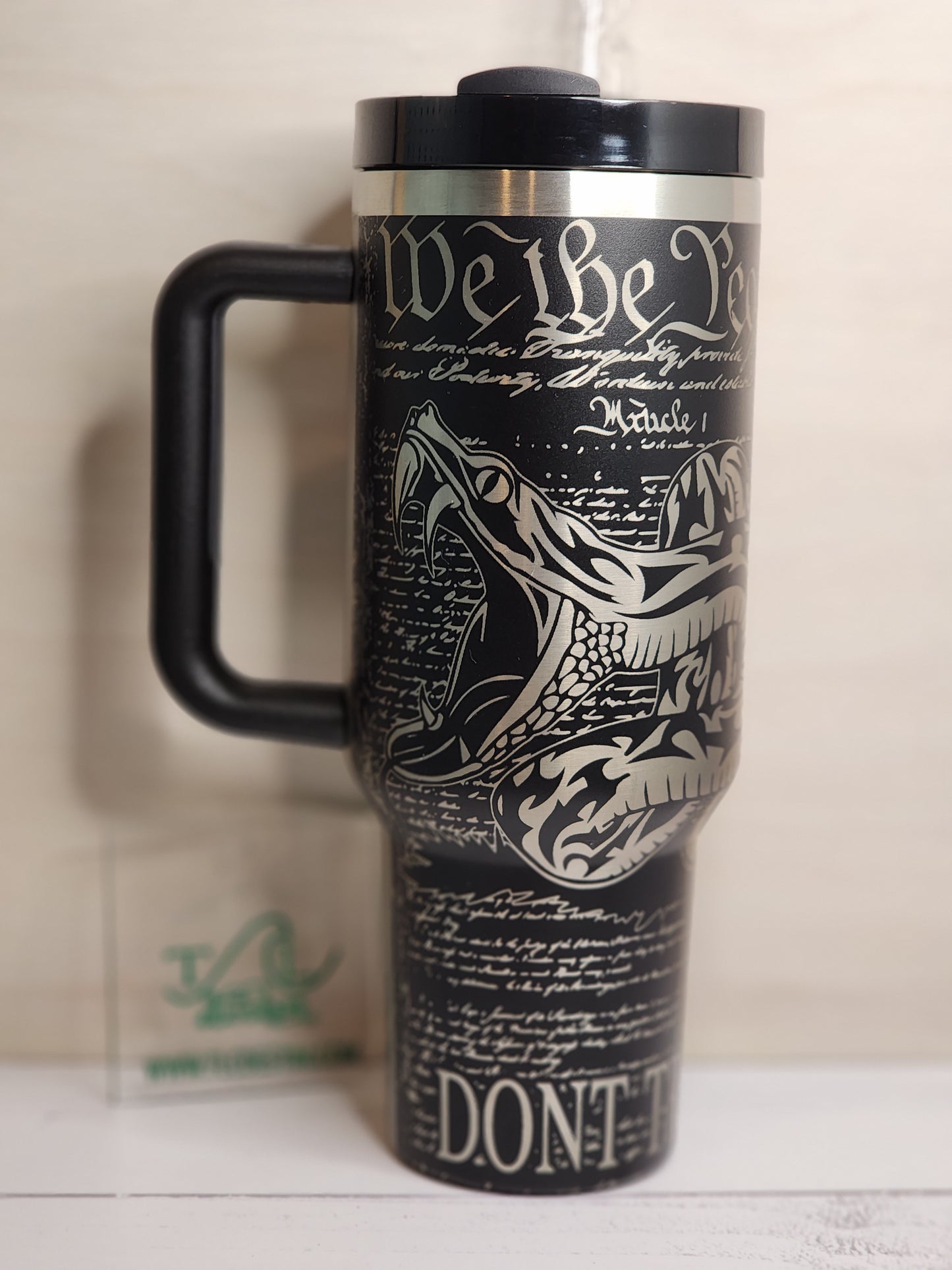 Don't Tread on Me 30 oz tumbler