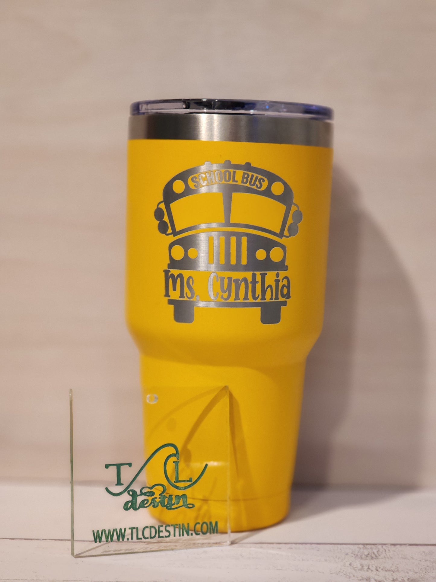Custom Engraved Bus Driver Tumbler