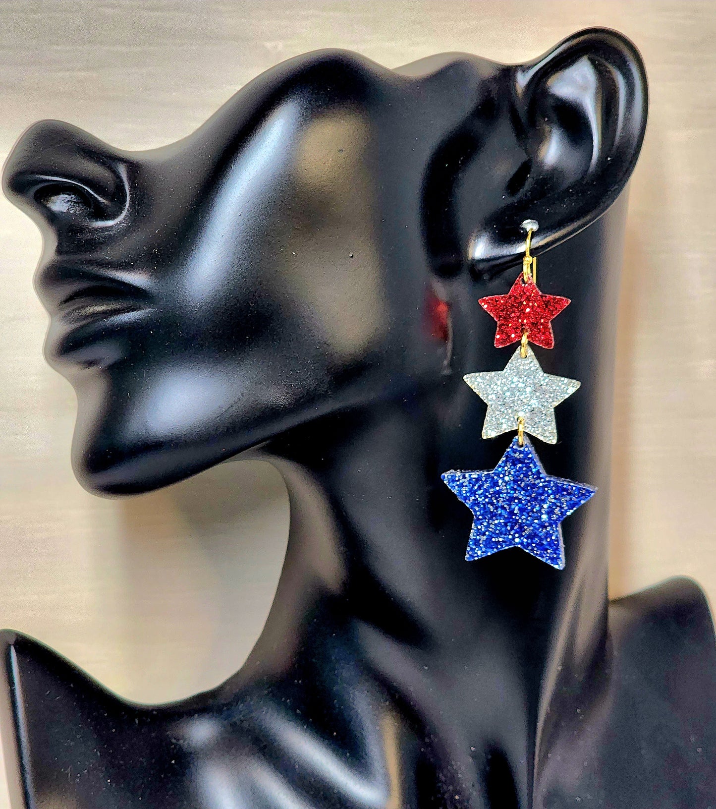 Patriotic Star Earrings