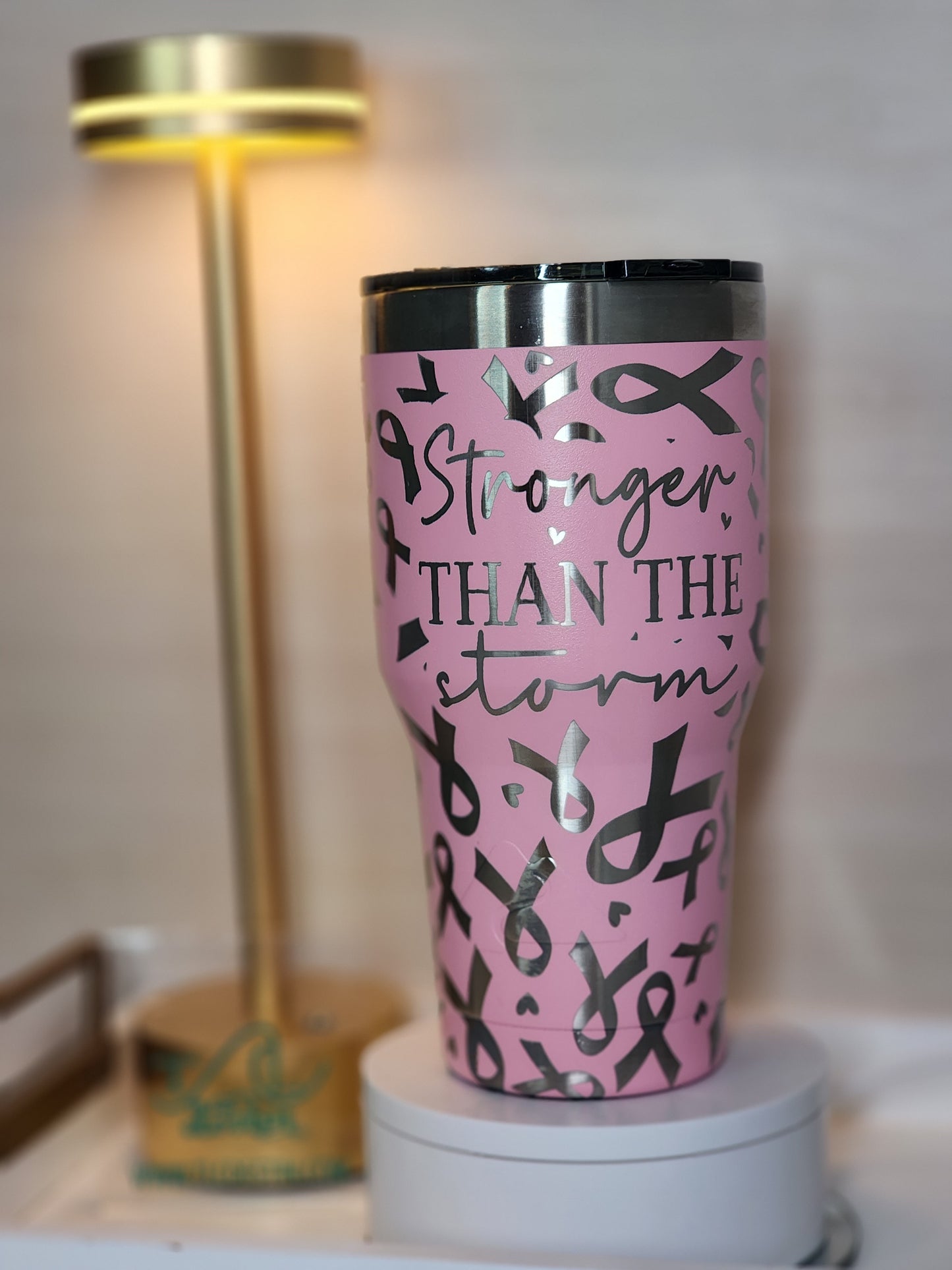 Stronger than the Storm tumbler
