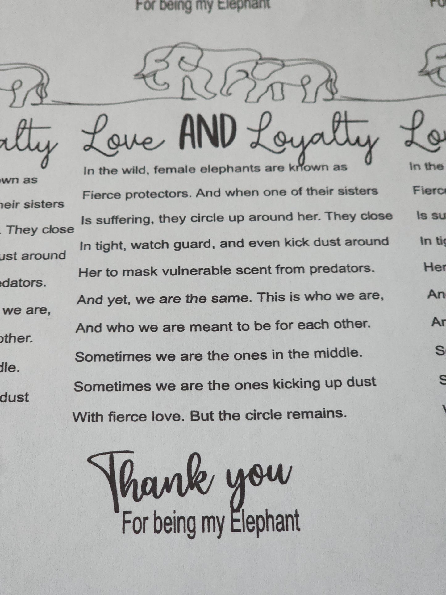 Elephant Friend Ornament