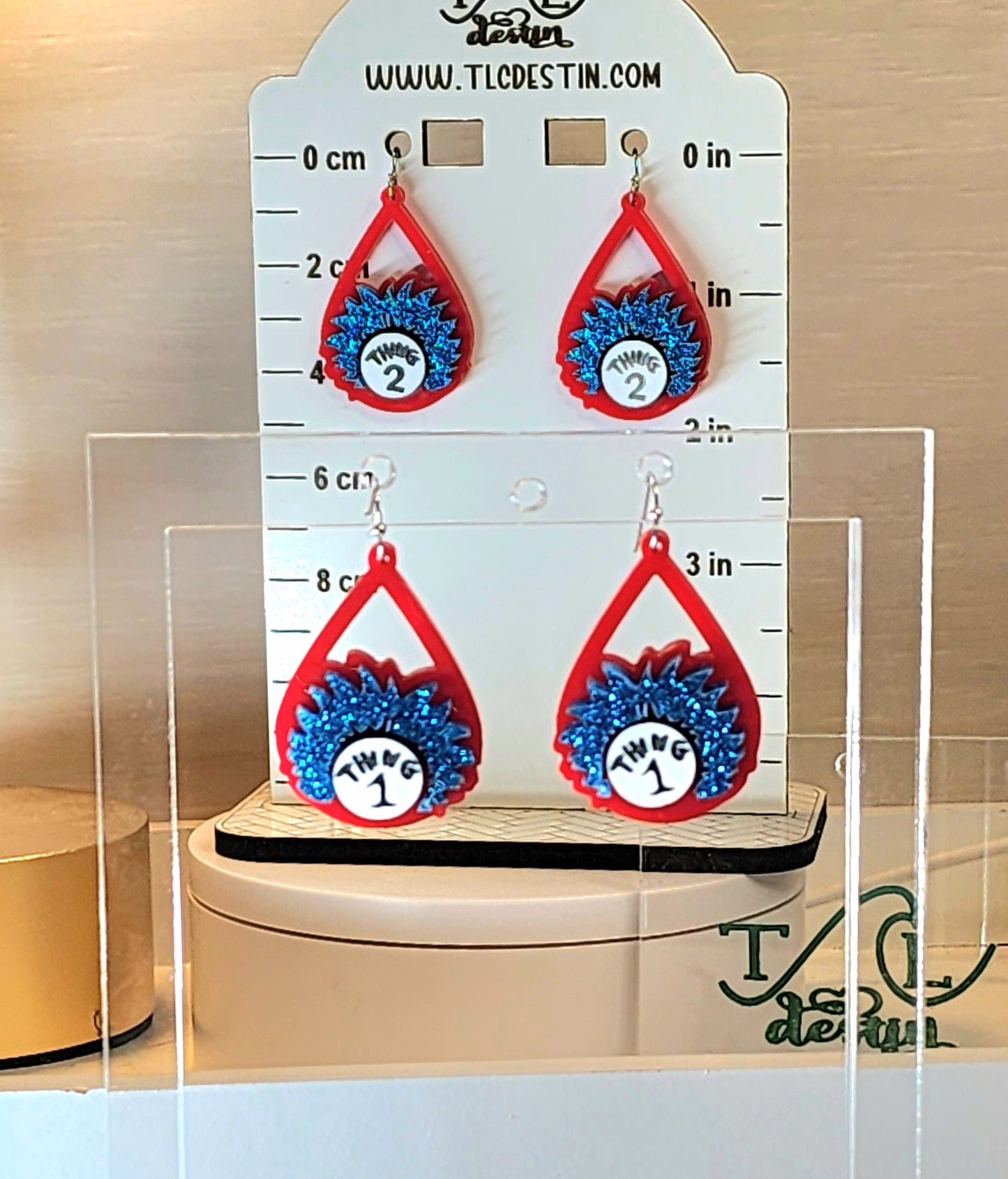 Thing 1 or 2 Earrings