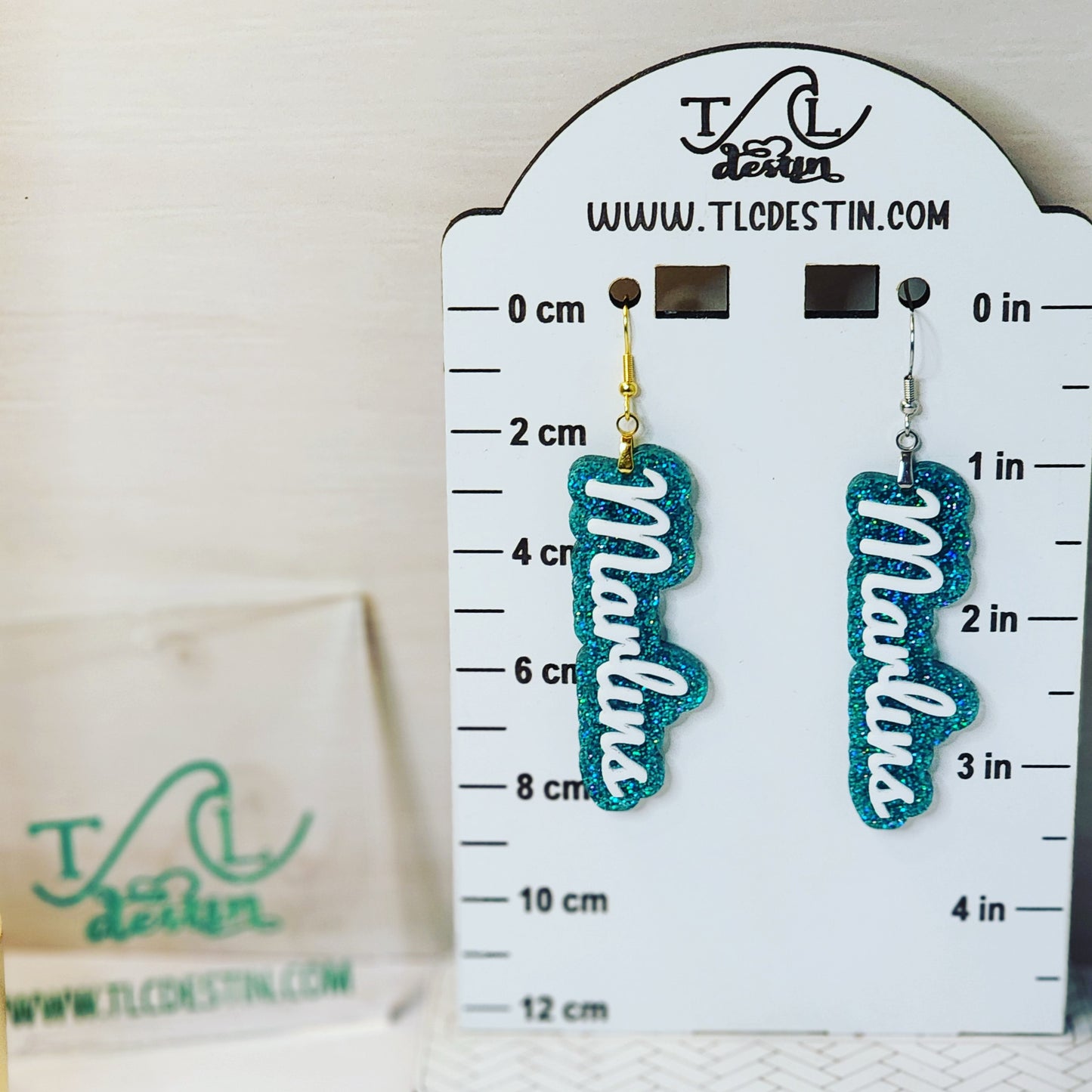 Marlin Acrylic Earrings