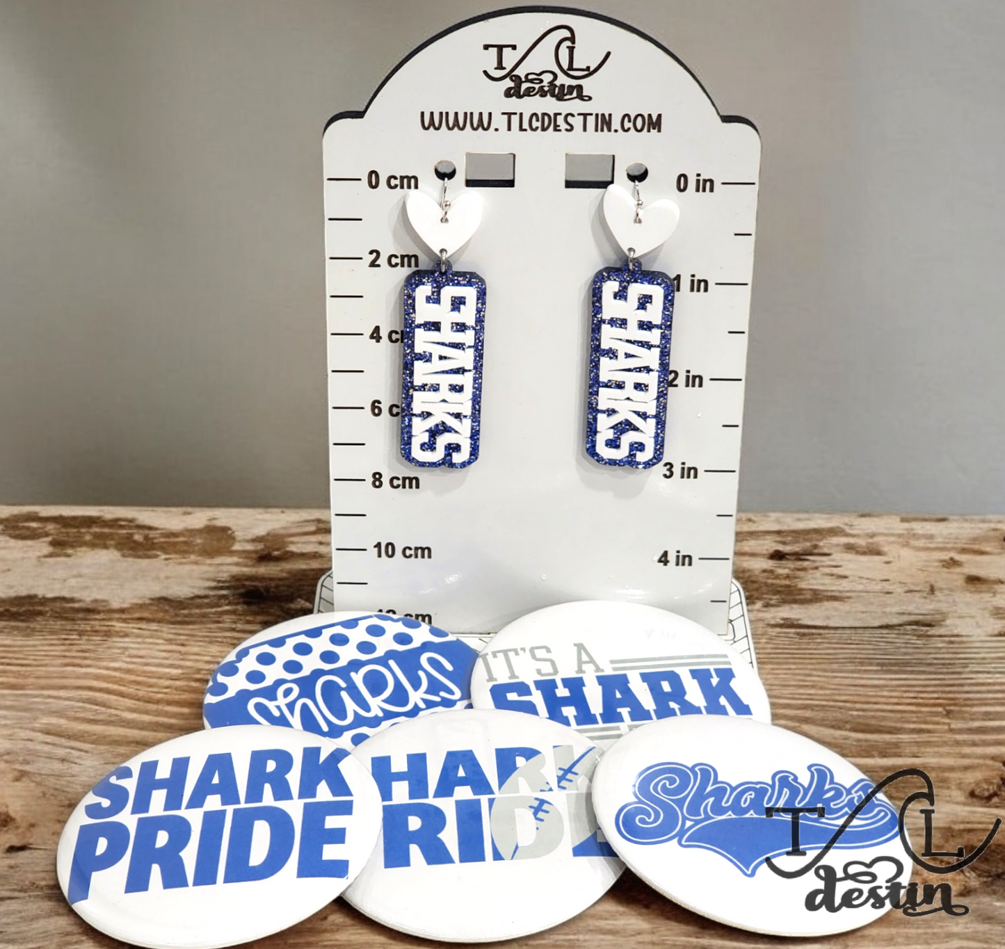 DHS Shark Buttons