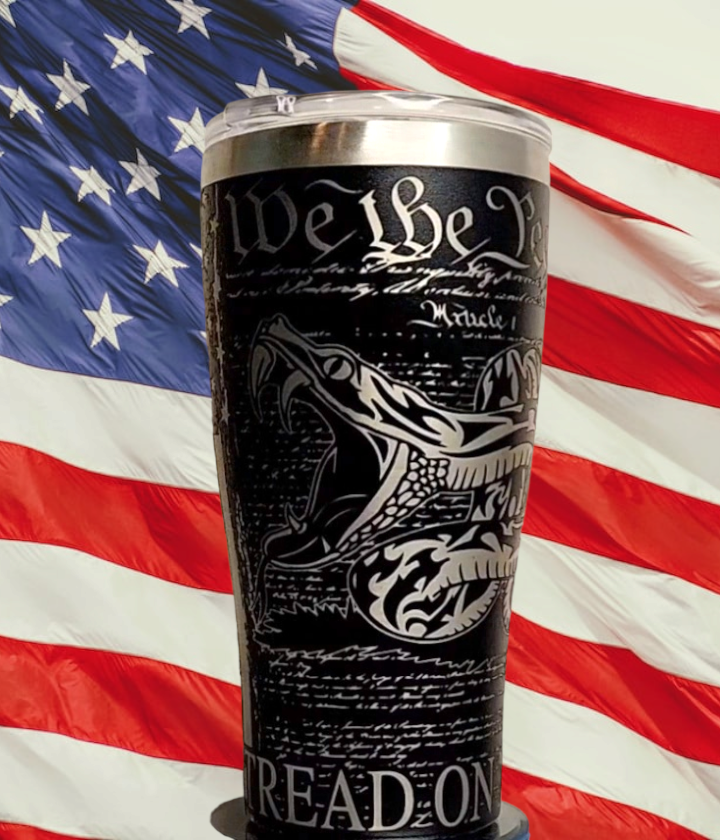 Don't Tread on Me 30 oz tumbler
