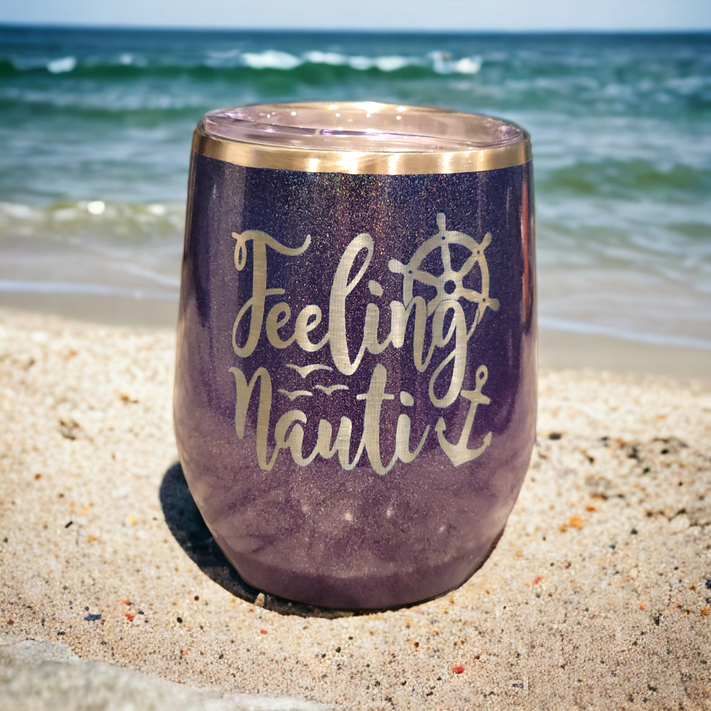 Feeling Nauti Wine Tumbler