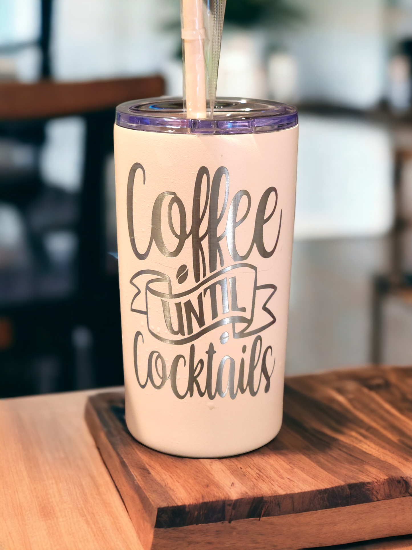 Coffee until Cocktails tumbler