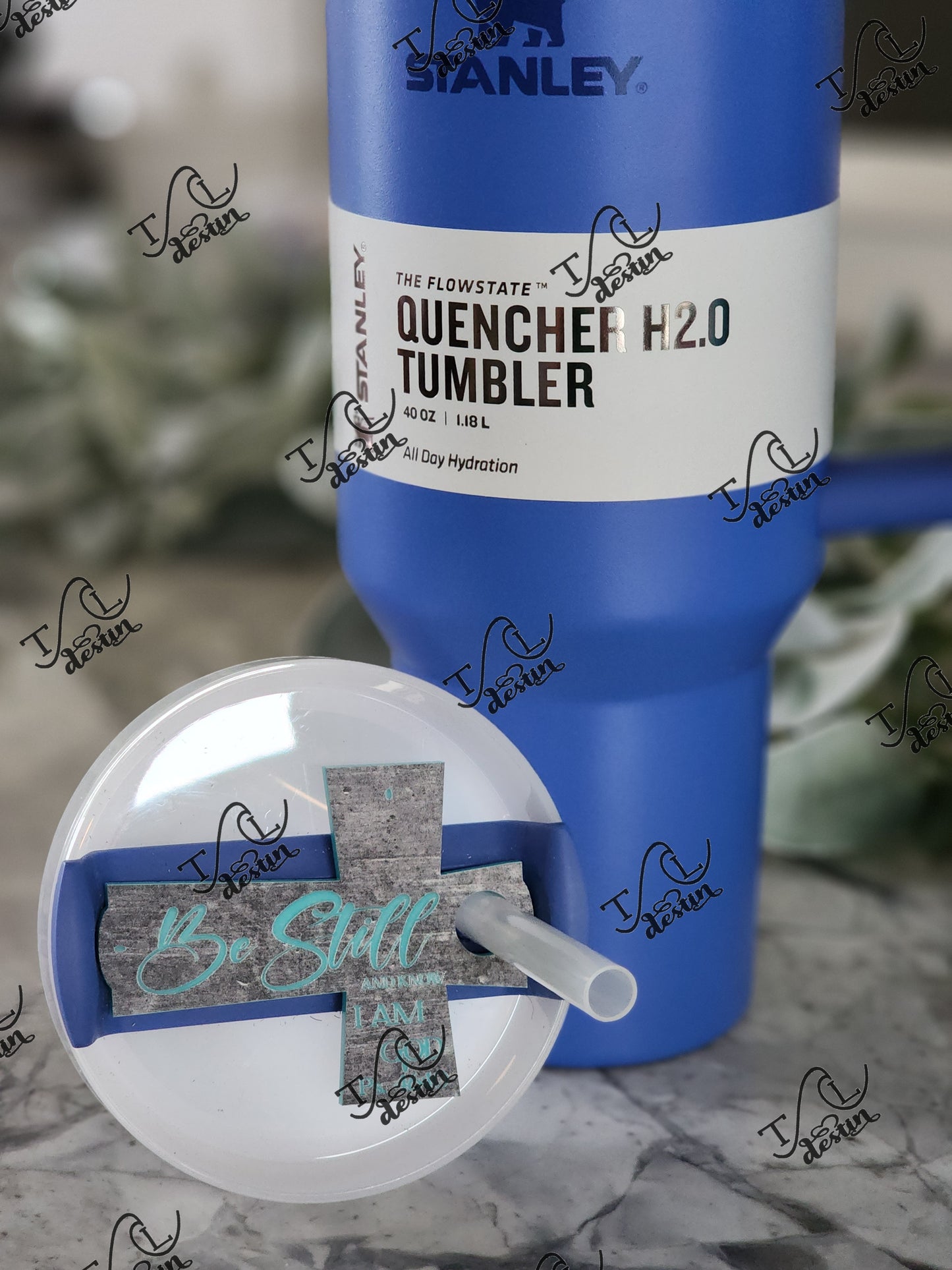 Be Still 40 oz tumbler topper