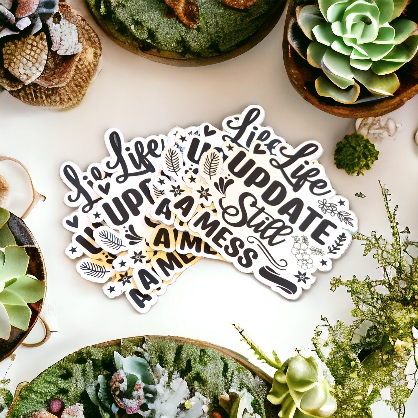 Life Update Sticker