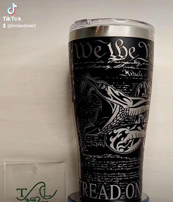 Don't Tread on Me 30 oz tumbler