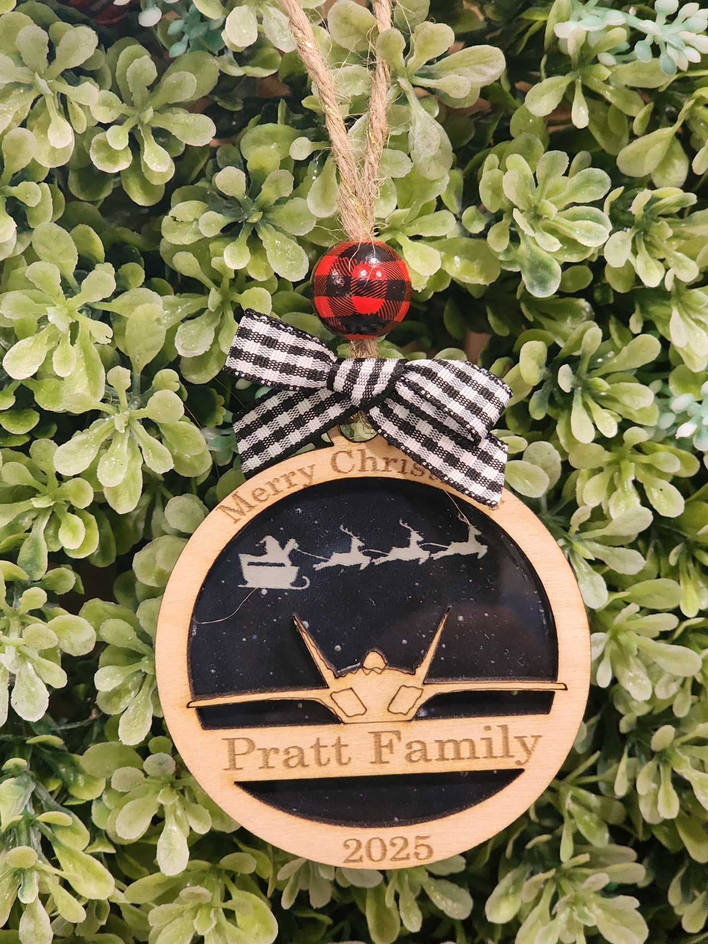 AF silent night ornament