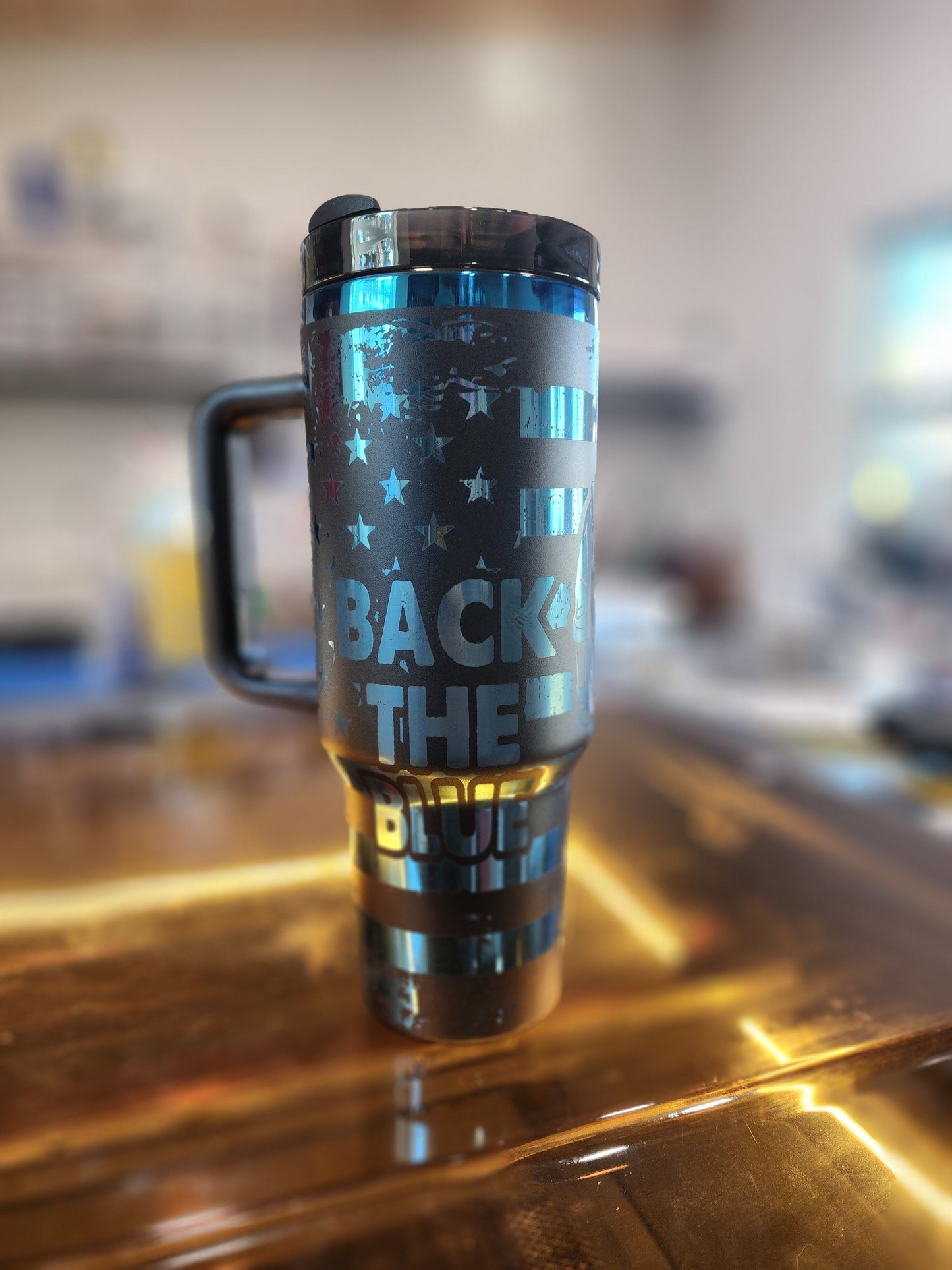 Back the Blue Tumbler