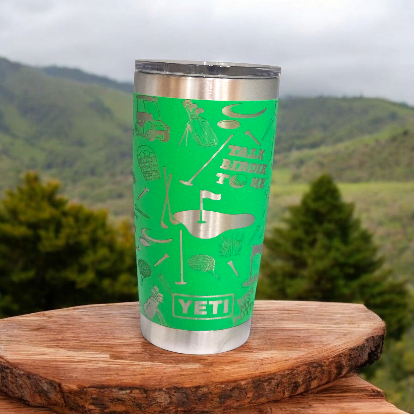 20 oz Golf Yeti tumbler