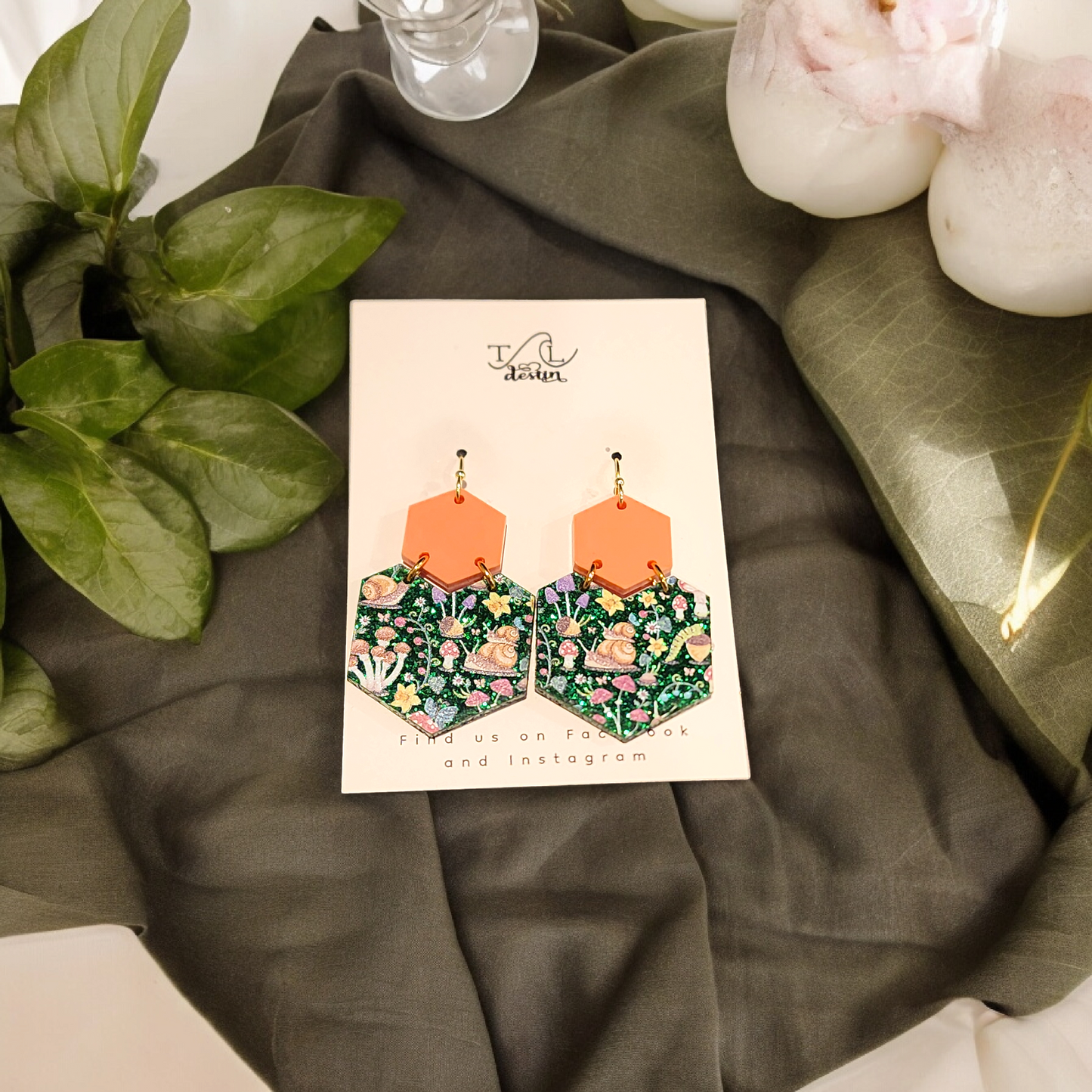 Whimsical Mushroom Earrings