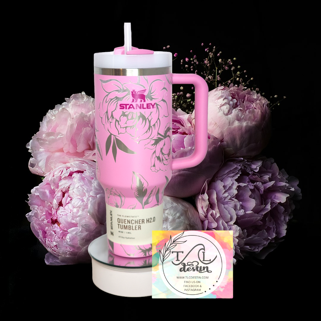 Pink Peony Tumbler