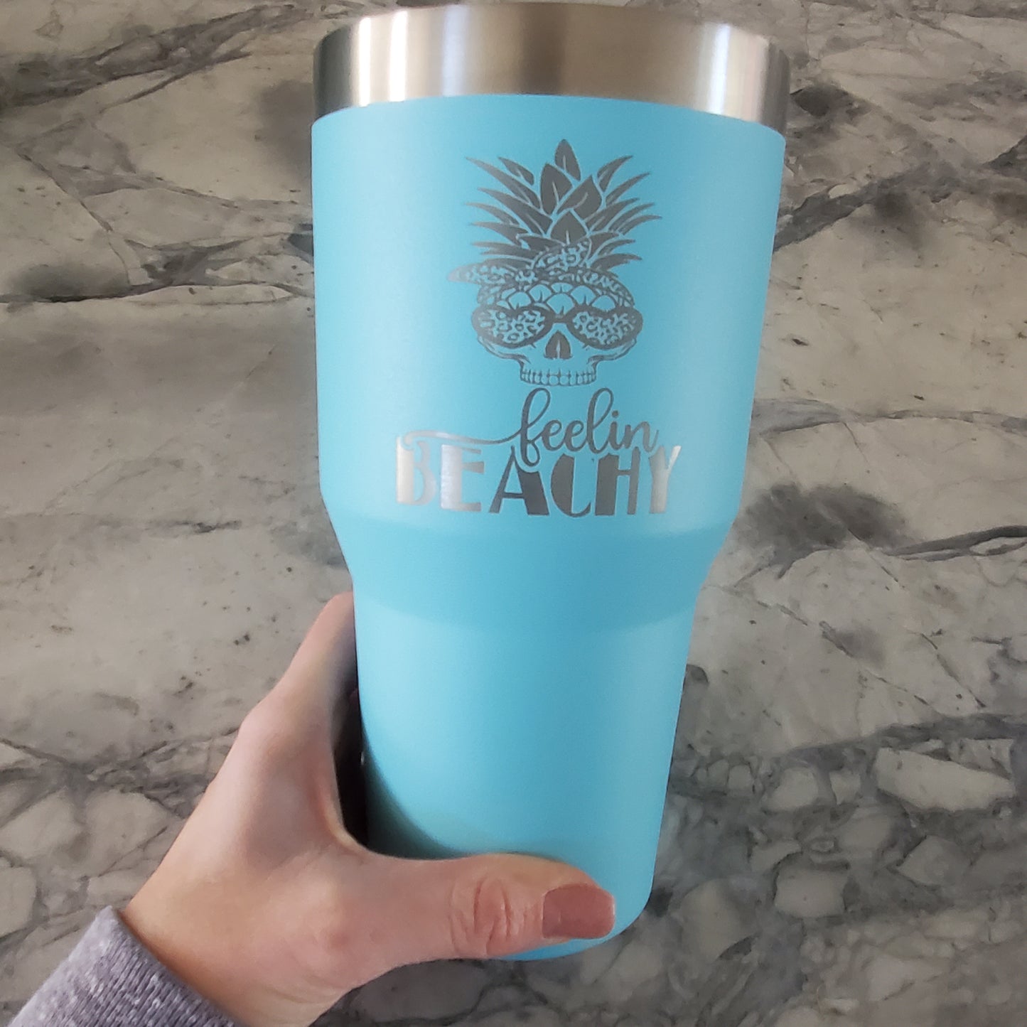 Feelin Beachy tumbler