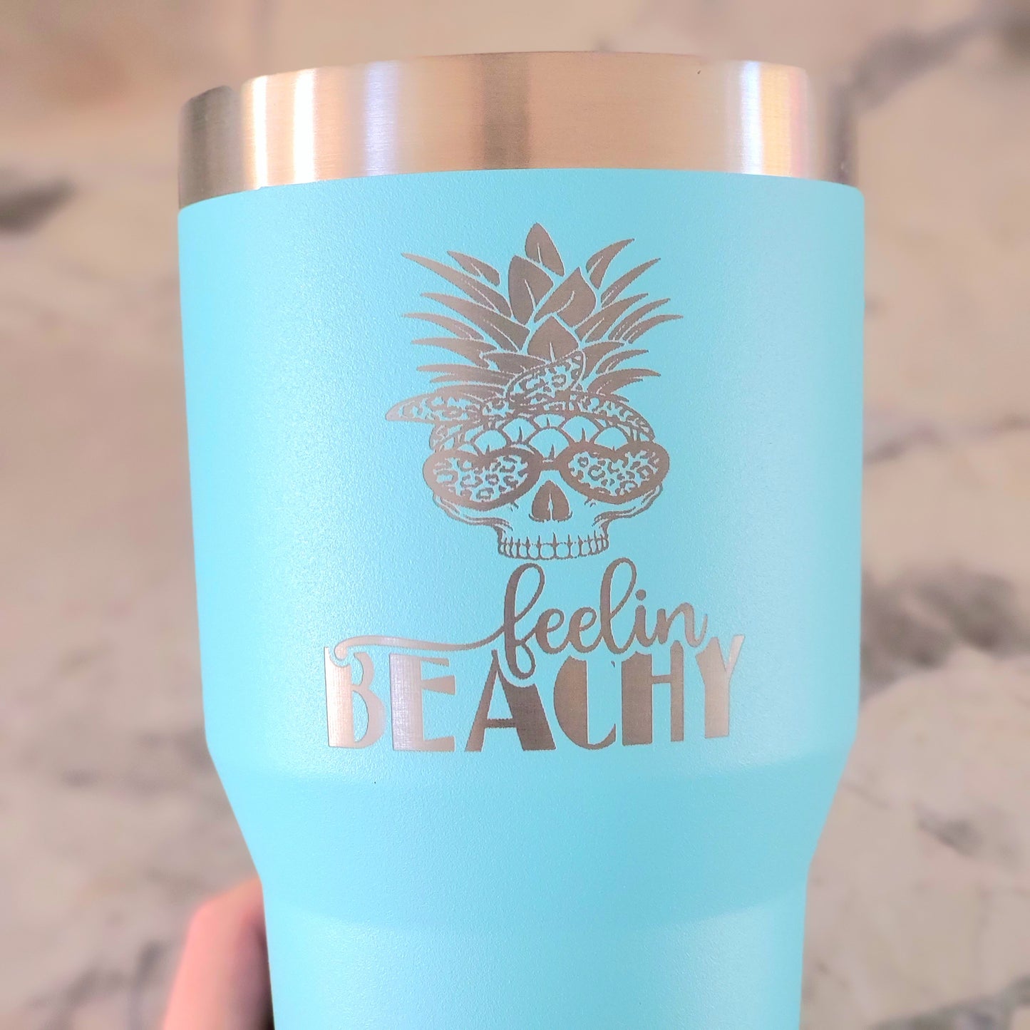 Feelin Beachy tumbler