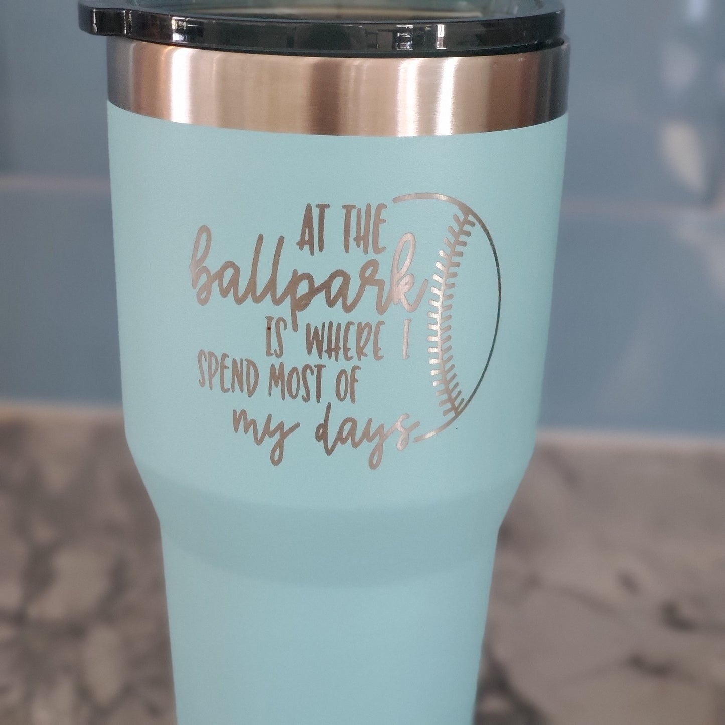 Ballpark days tumbler