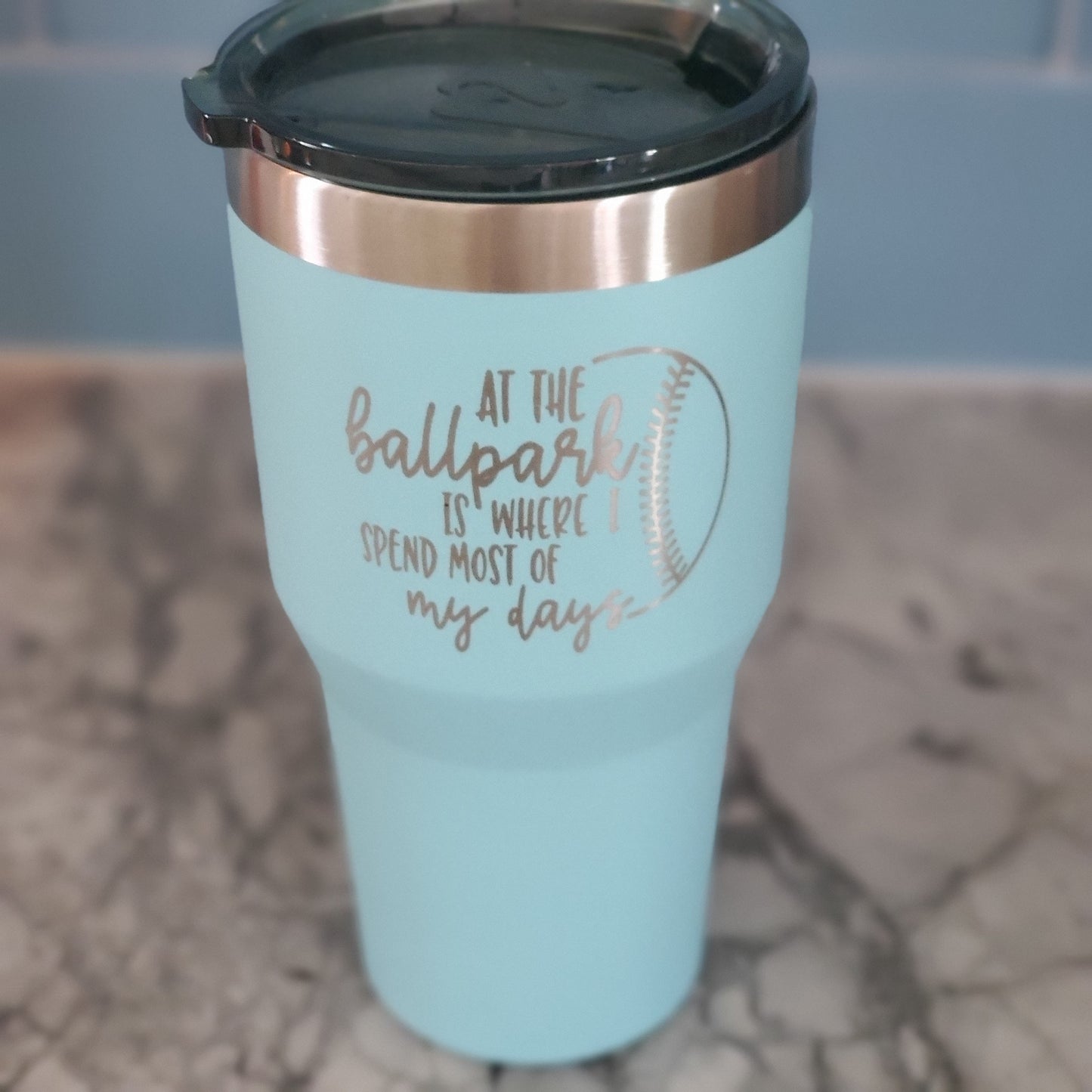Ballpark days tumbler