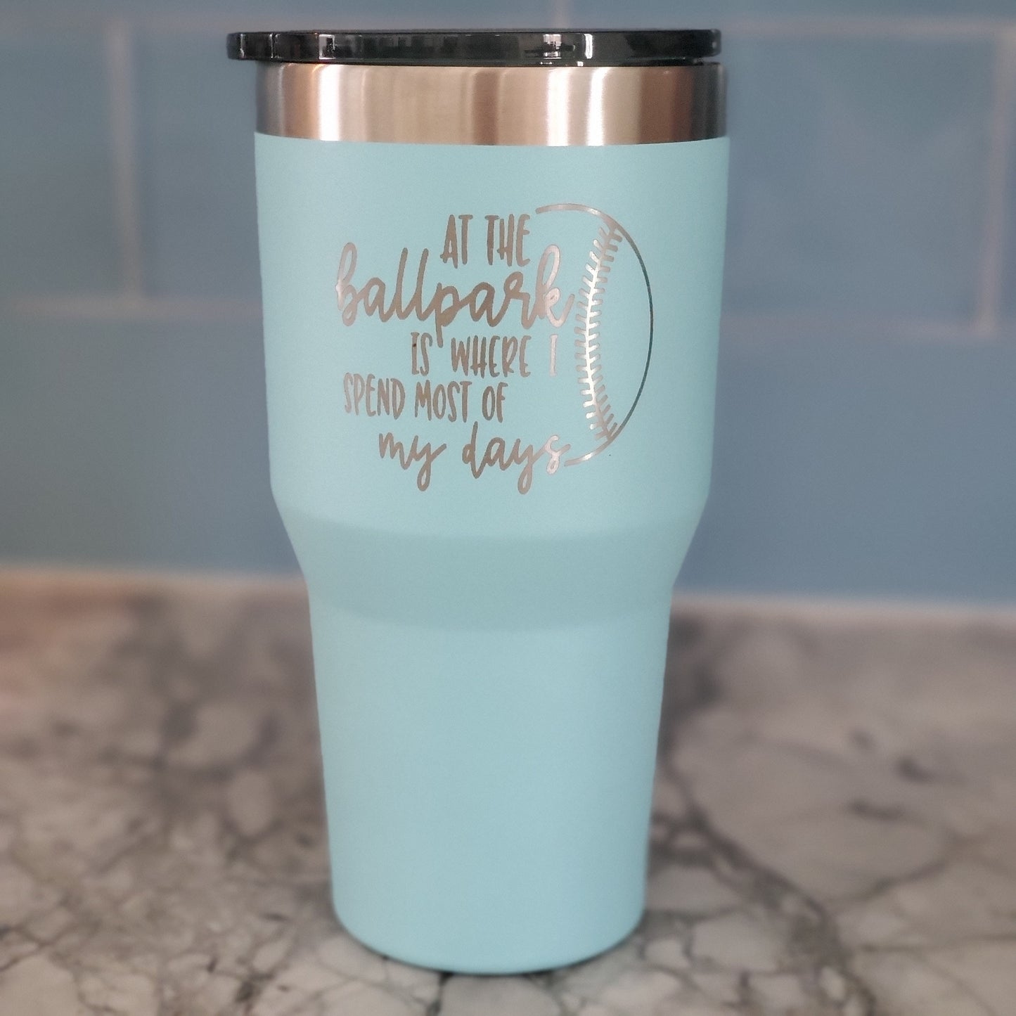 Ballpark days tumbler