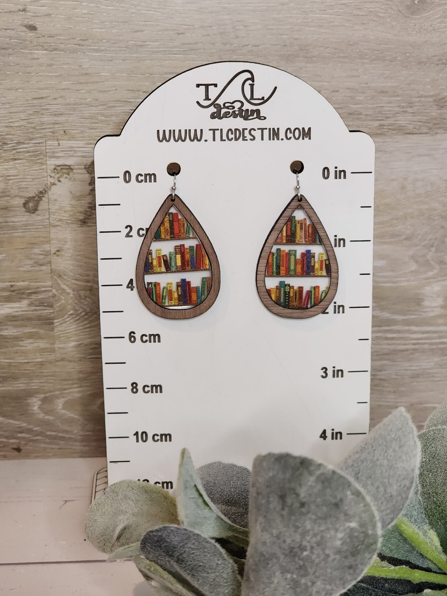 Library Earrings