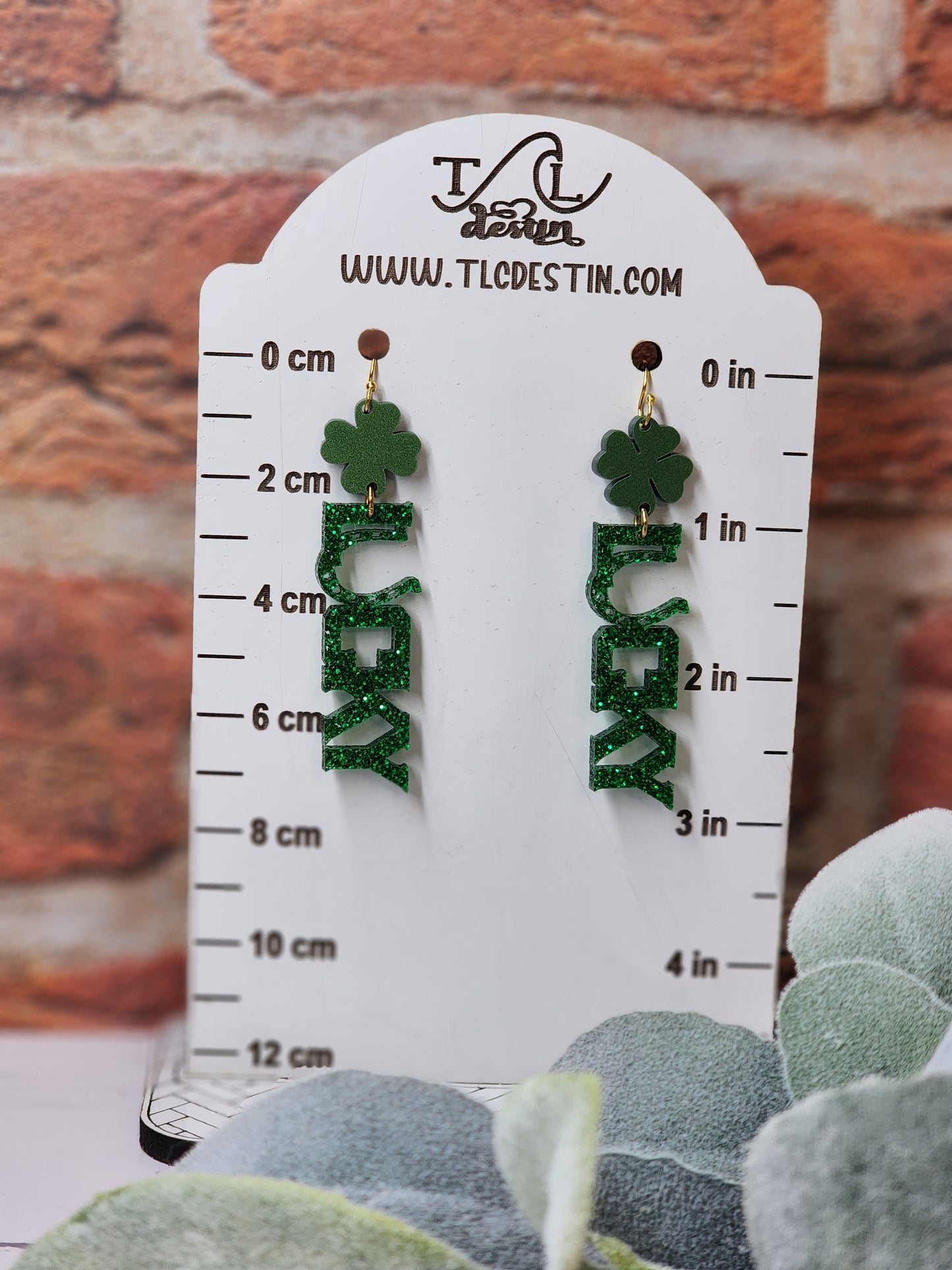 Lucky clover earrings