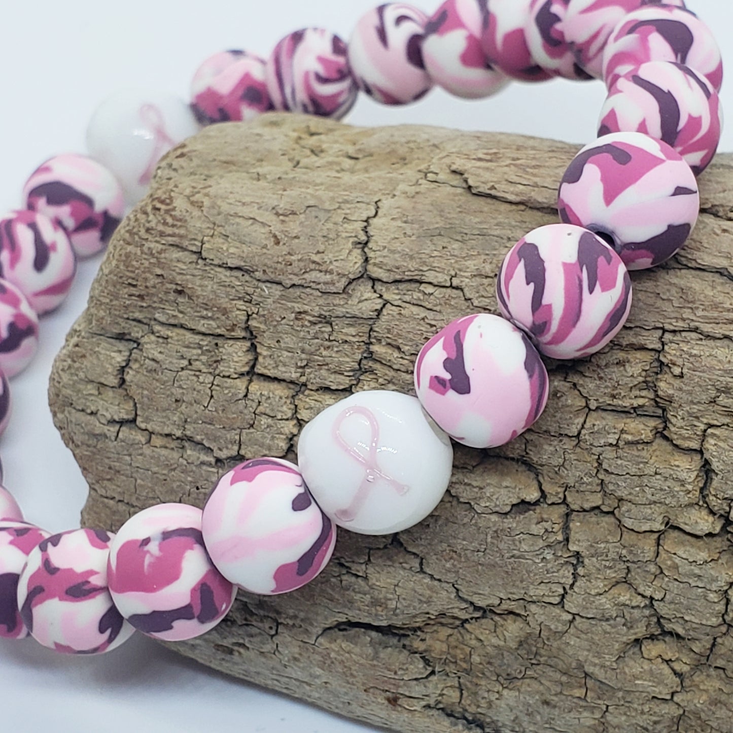 Breast cancer awareness bracelet