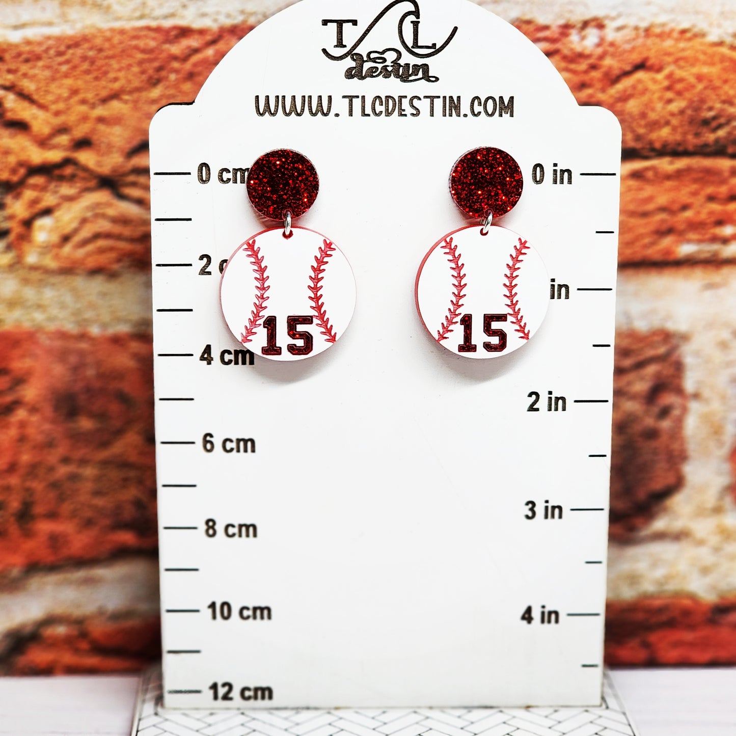 Baseball mom Earrings