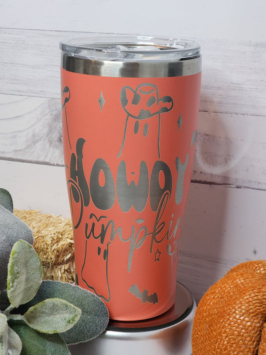 Howdy Pumpkin Tumbler