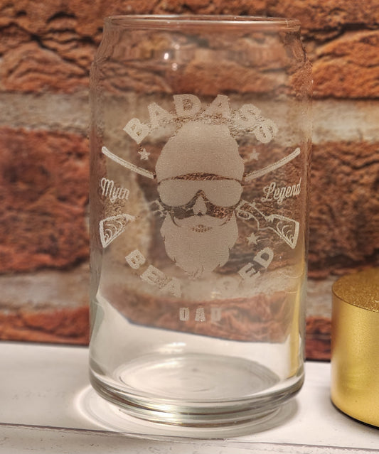Badass Dad can glass
