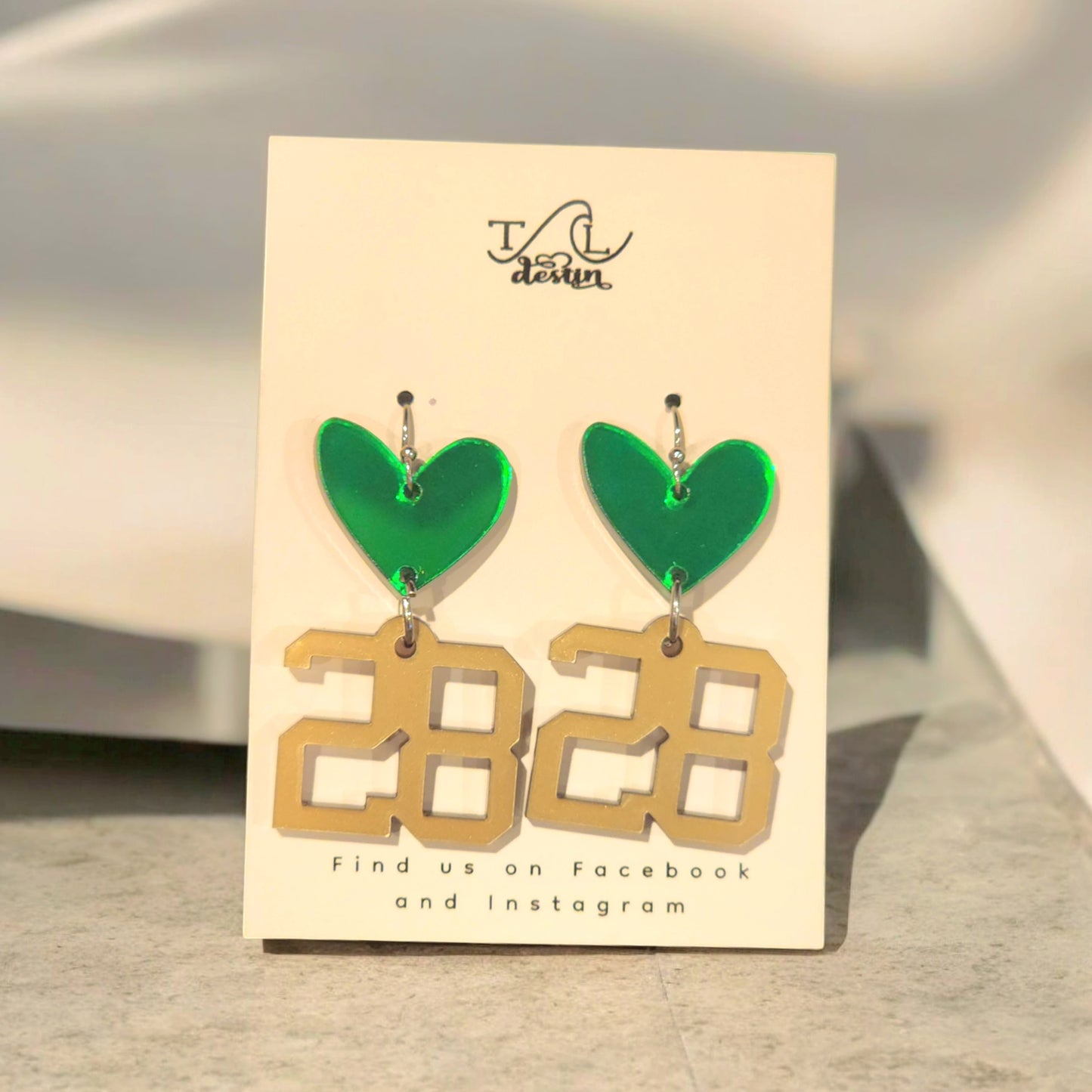 Custom Jersery Number Earrings