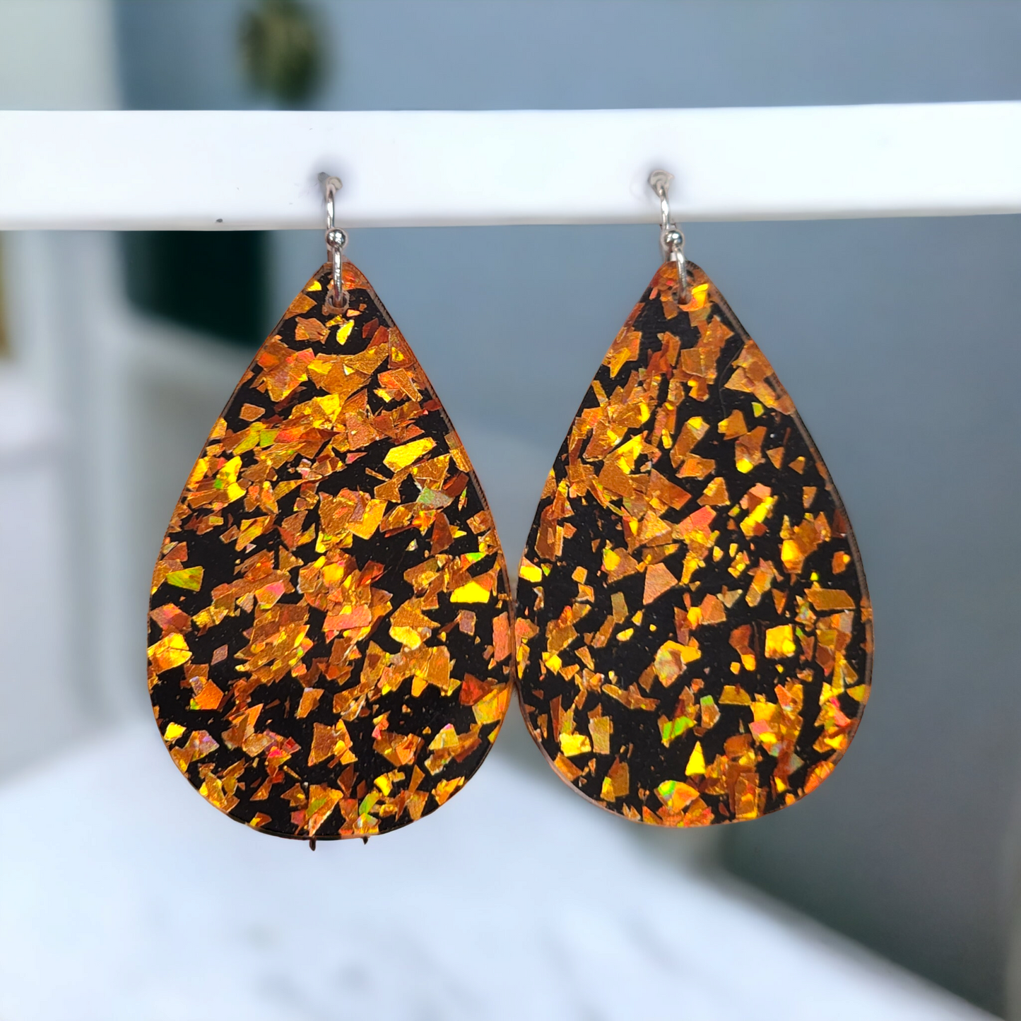 Halloween Teardrop Earrings