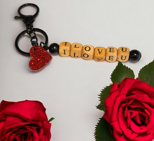 I LOVE YOU Keychain