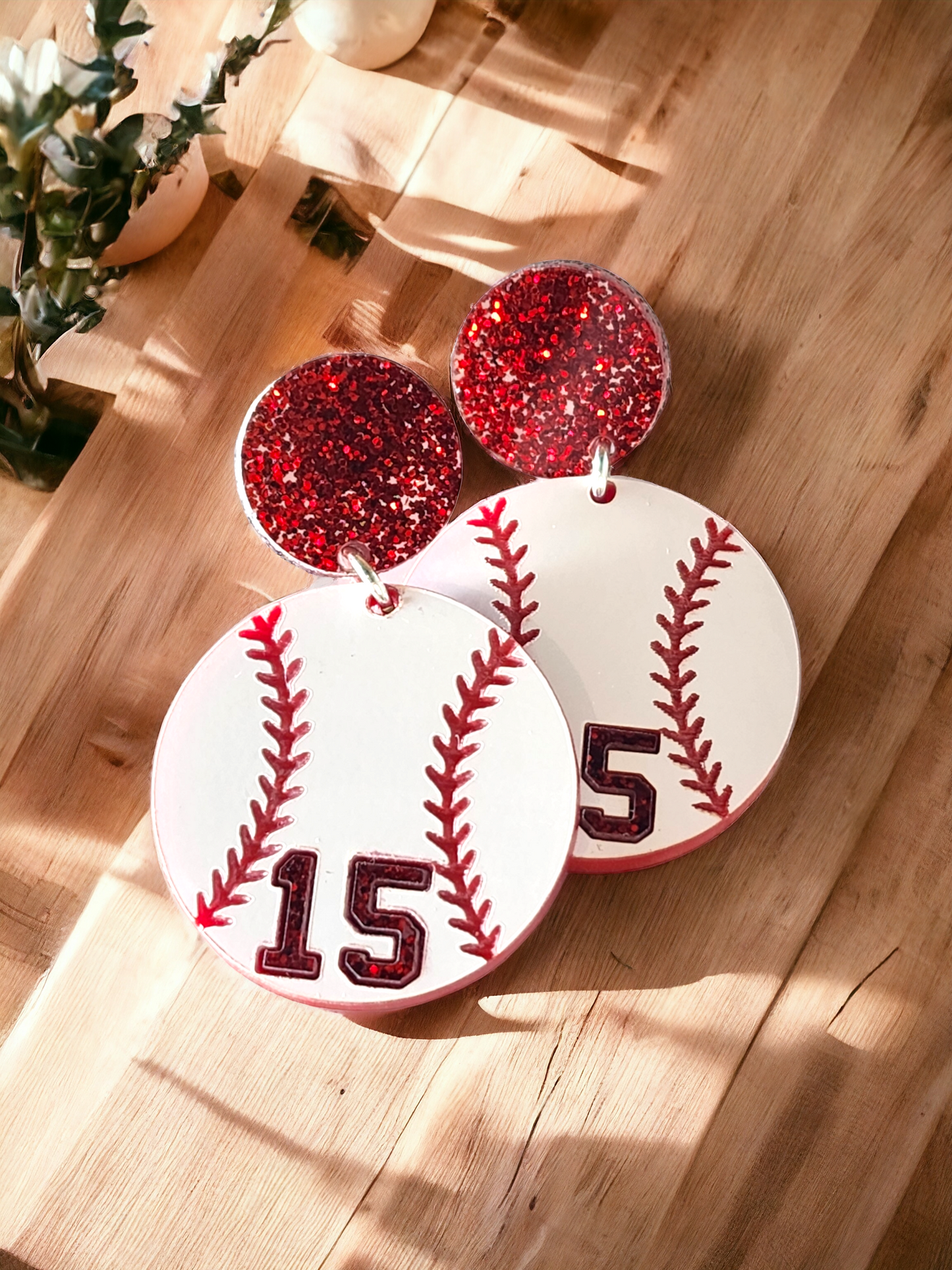 Baseball mom Earrings