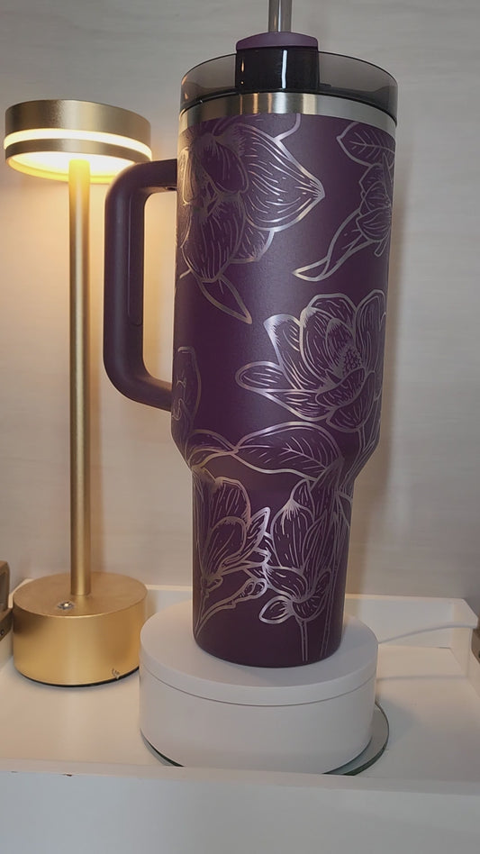 Plum Magnolia Stan 40 oz