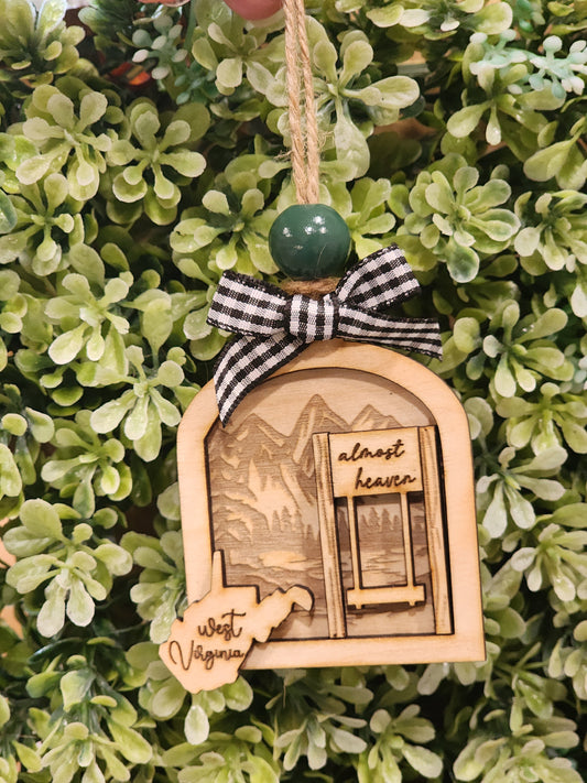 Almost Heaven Swing Ornament