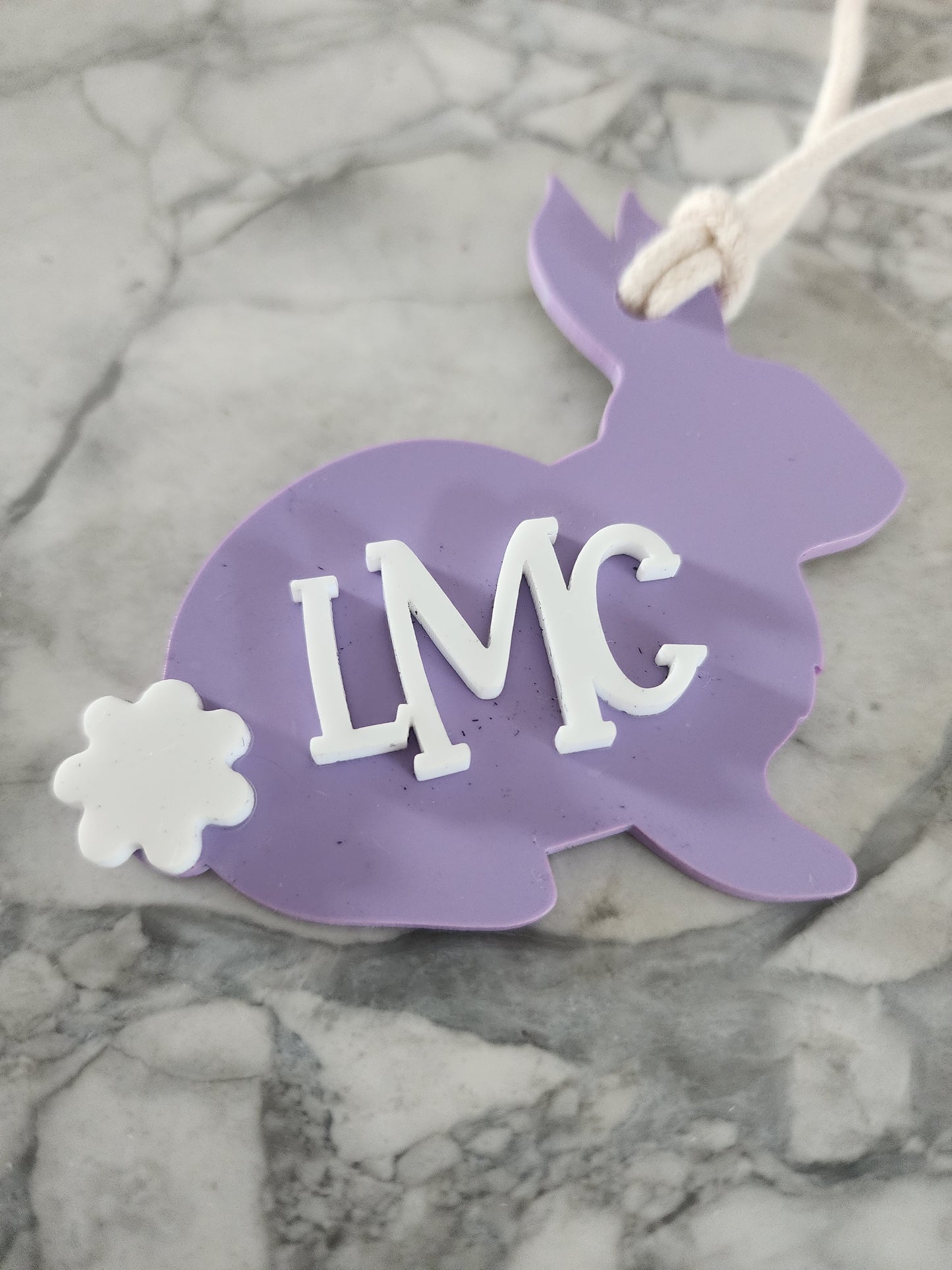 Easter basket bunny tags
