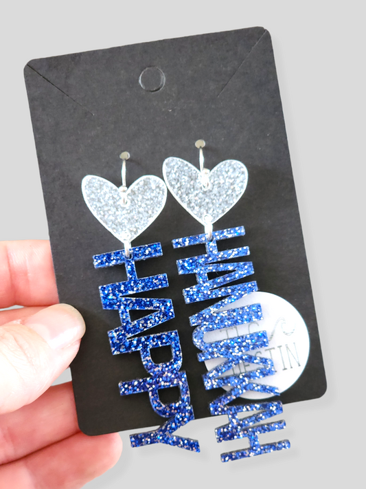 Happy Hanukkah Earrings