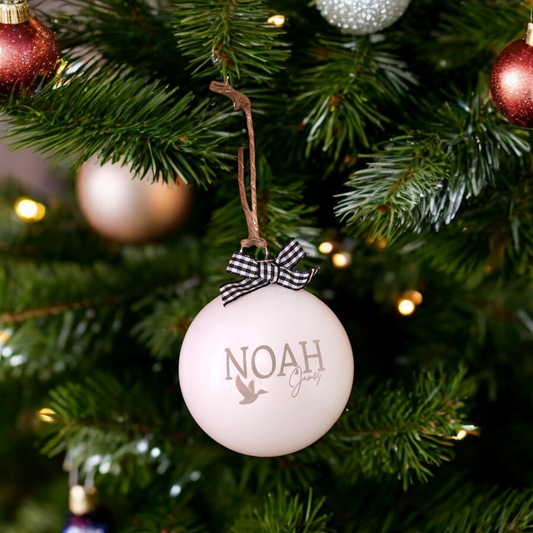 Personalized 1st Christmas Ornament