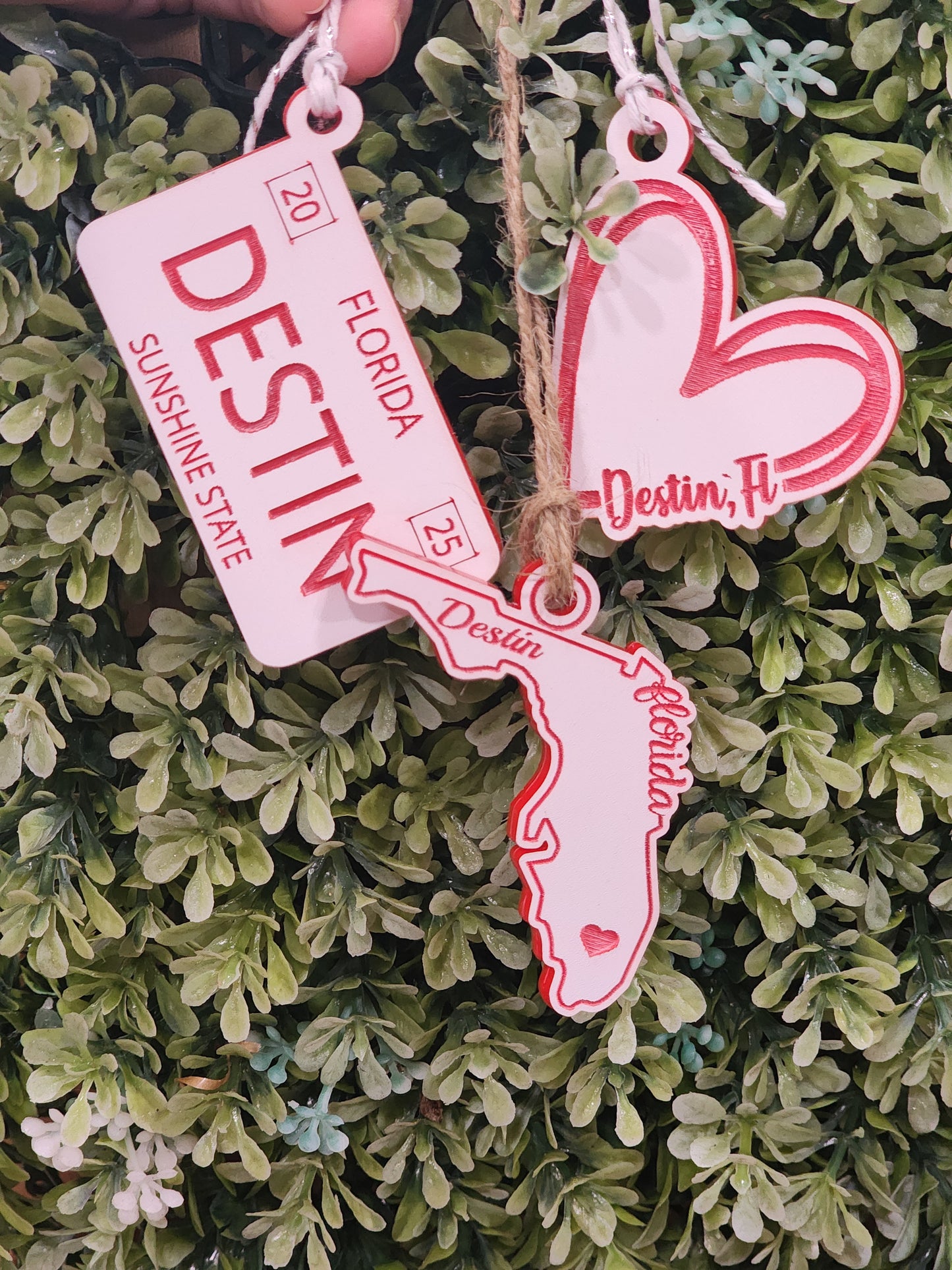 Love Destin ornament
