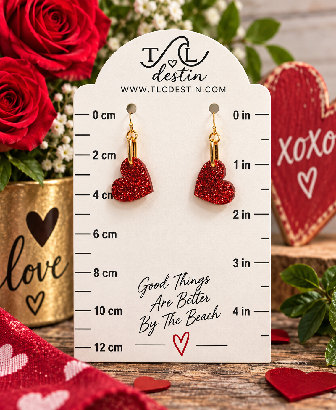 Paperclip Heart Earrings