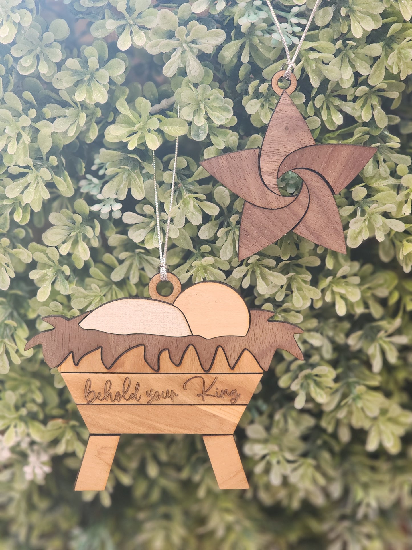 Nativity ornament set