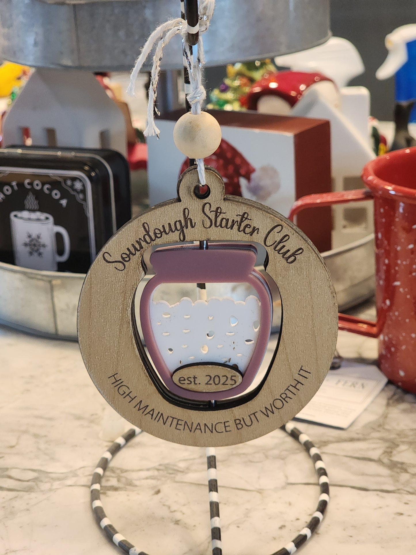 Sourdough movable ornament