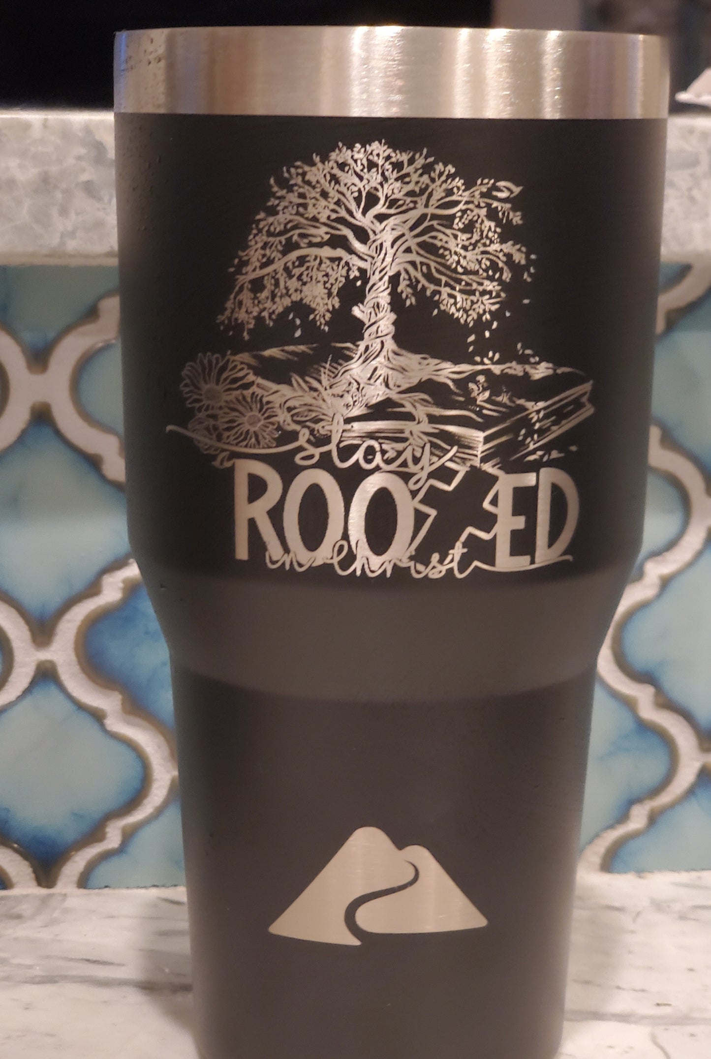 Stay rooted in Christ tumbler