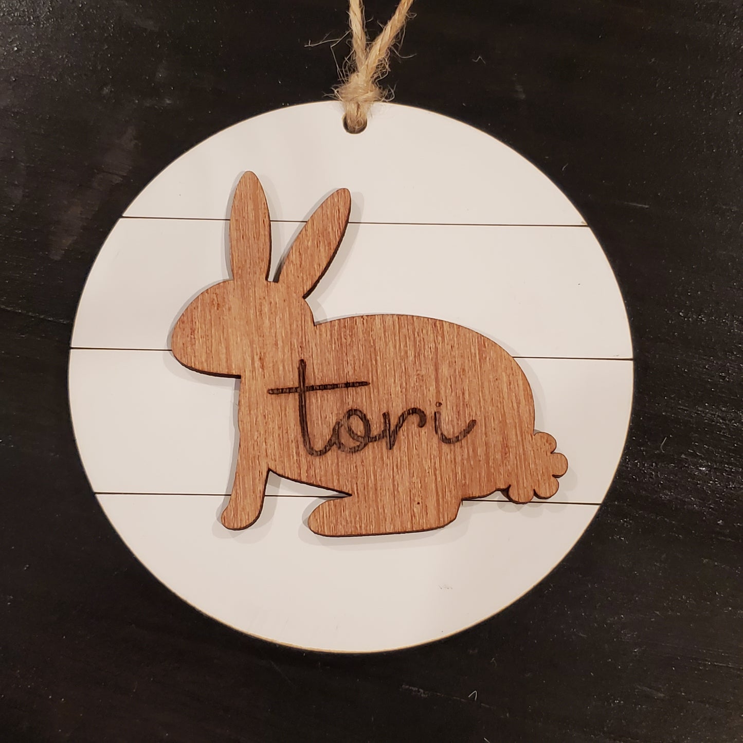 Shiplap Easter tags