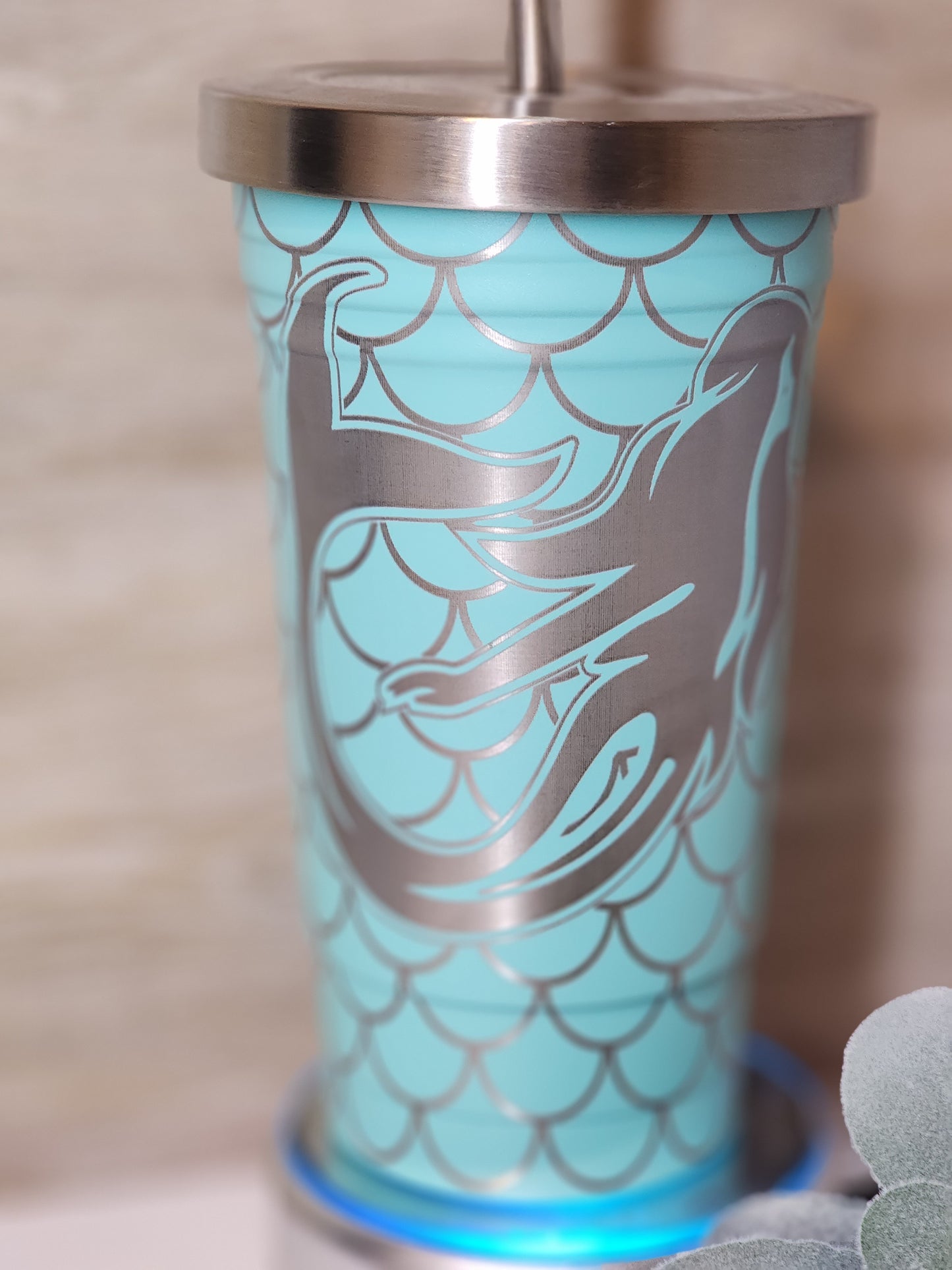 Mermaid Tumbler, Blue