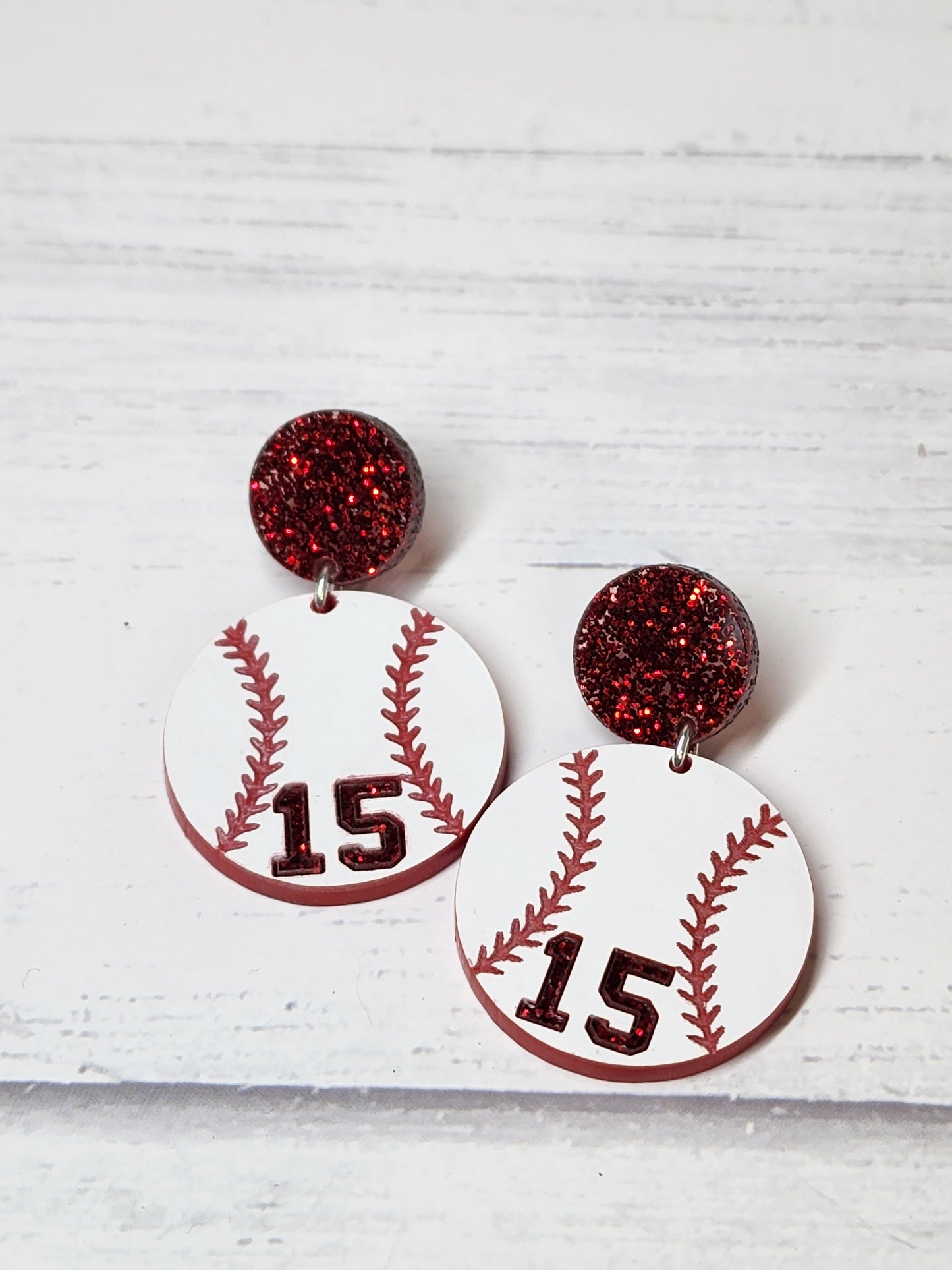 Baseball mom Earrings