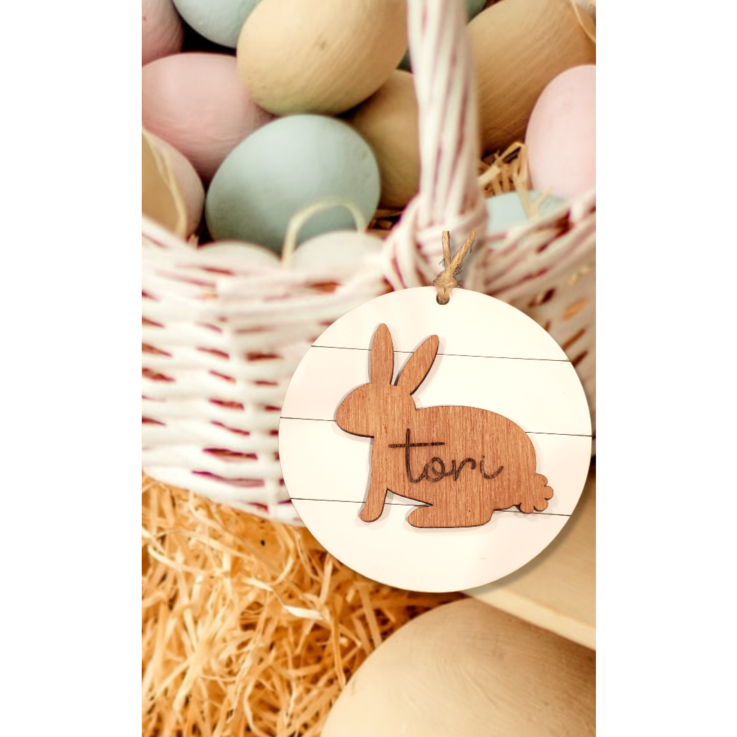 Shiplap Easter tags